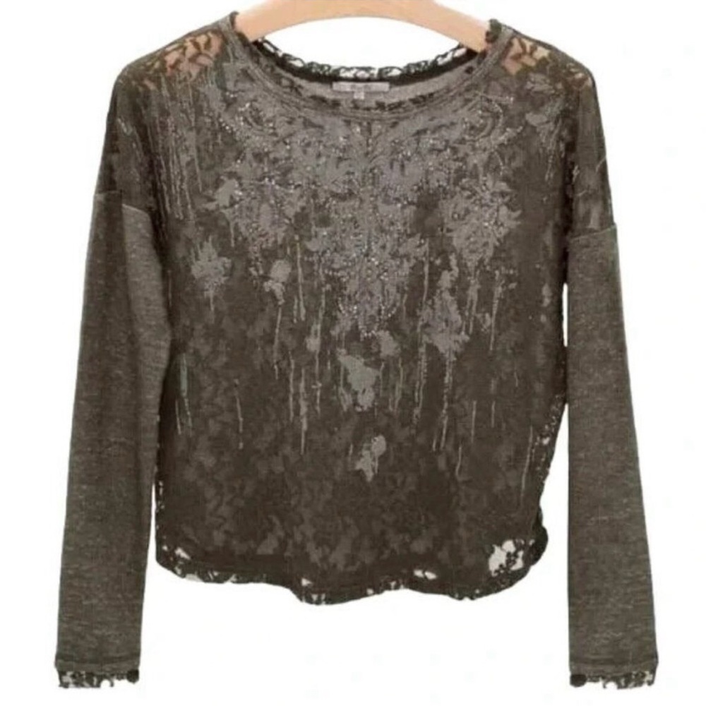 Miss Me Lace Embellished Top